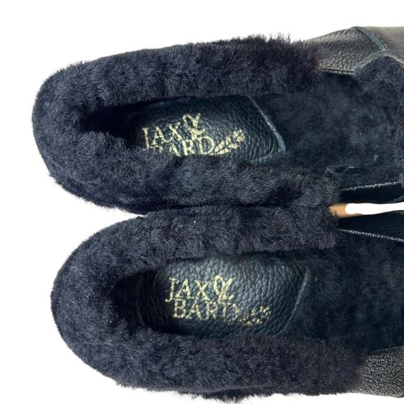 Jax & Bard Kingfield Clogs Black Leather Studded Sherling Women EU 37 US Sz 7 - Picture 8 of 11
